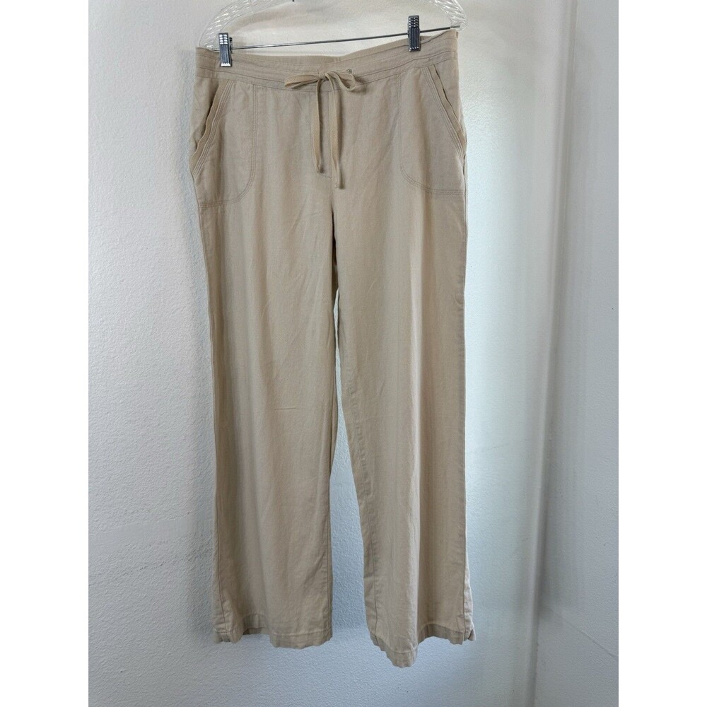 Counterparts Linen Pants Size 14 Cream Flowy Pants